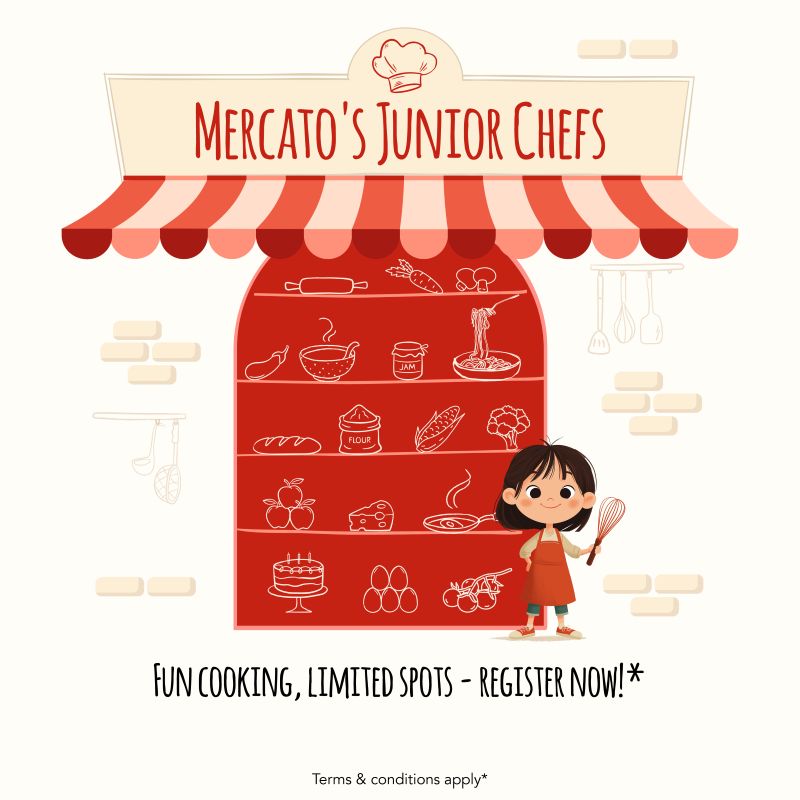 Junior Chefs Cooking Workshops at Mercato
